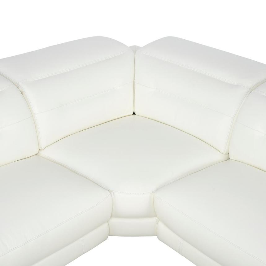 Anabel White 2.0 Leather Power Reclining Sectional with 7PCS/3PWR  alternate image, 6 of 13 images.