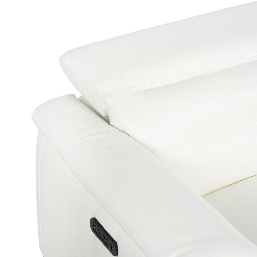 Anabel White 2.0 Leather Power Reclining Sofa  alternate image, 9 of 13 images.