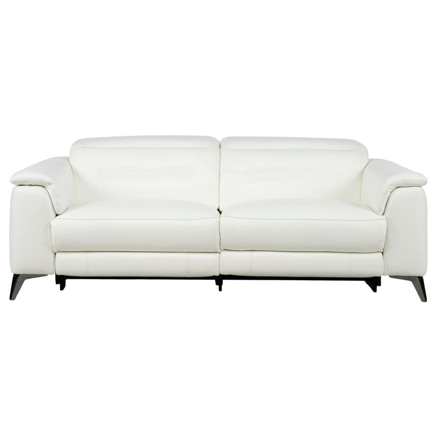 Anabel White 2.0 Leather Power Reclining Sofa  main image, 1 of 13 images.