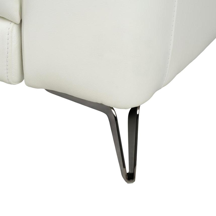Anabel White 2.0 Leather Power Reclining Loveseat  alternate image, 11 of 11 images.