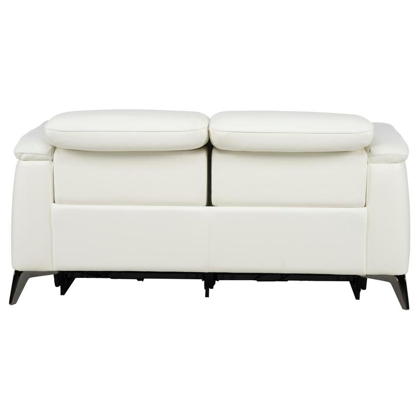 Anabel White 2.0 Leather Power Reclining Loveseat alternate image, 5 of 11 images.