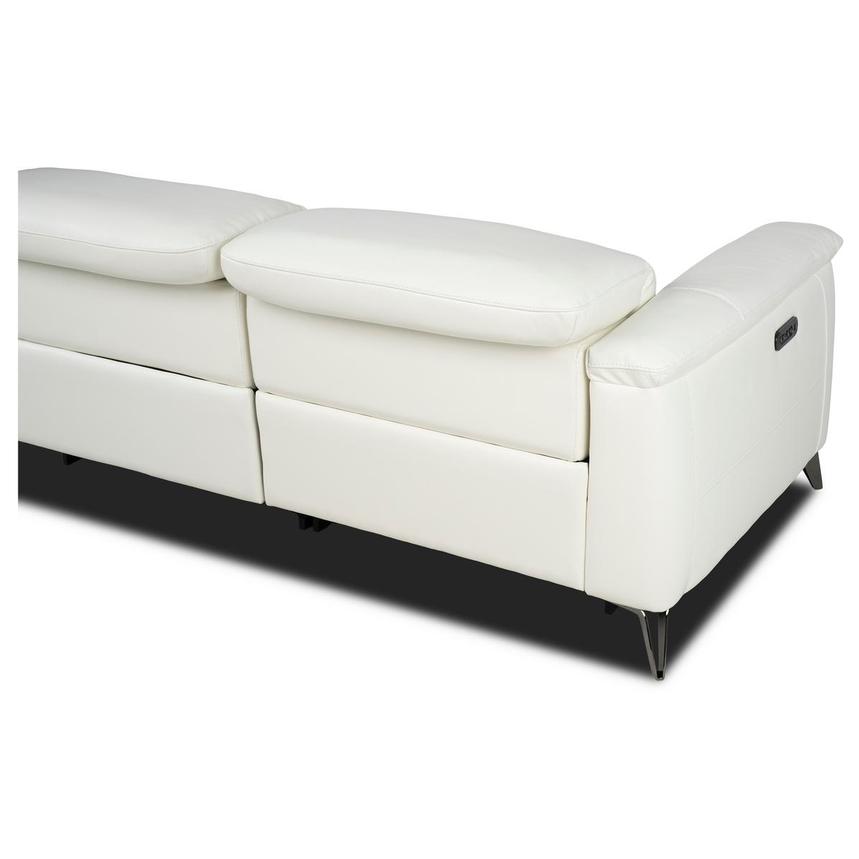 Anabel White 2.0 Home Theater Leather Seating with 5PCS/3PWR alternate image, 5 of 12 images.