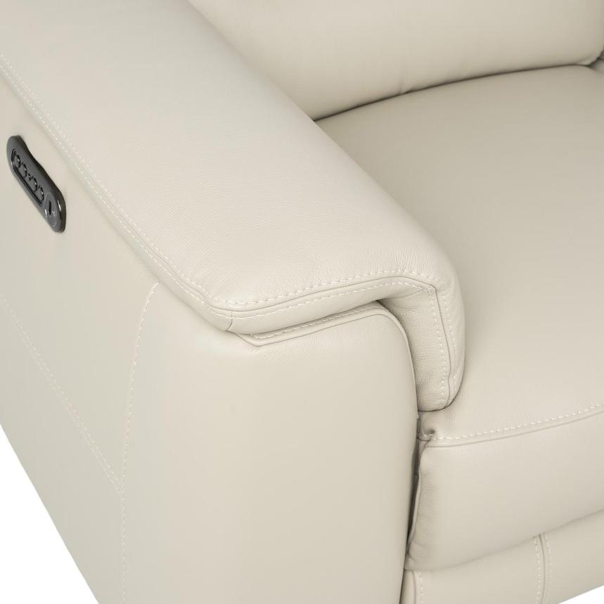 Anabel Cream 2.0 Leather Power Reclining Loveseat  alternate image, 9 of 11 images.