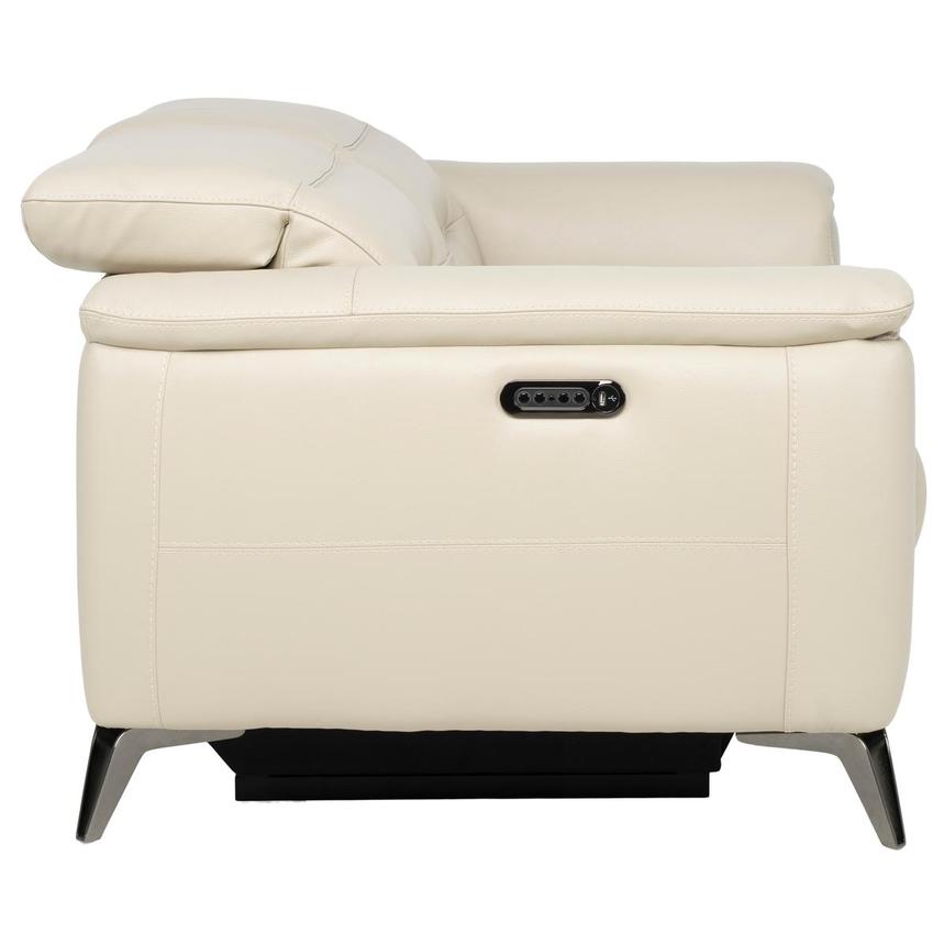 Anabel Cream 2.0 Leather Power Reclining Loveseat alternate image, 5 of 11 images.