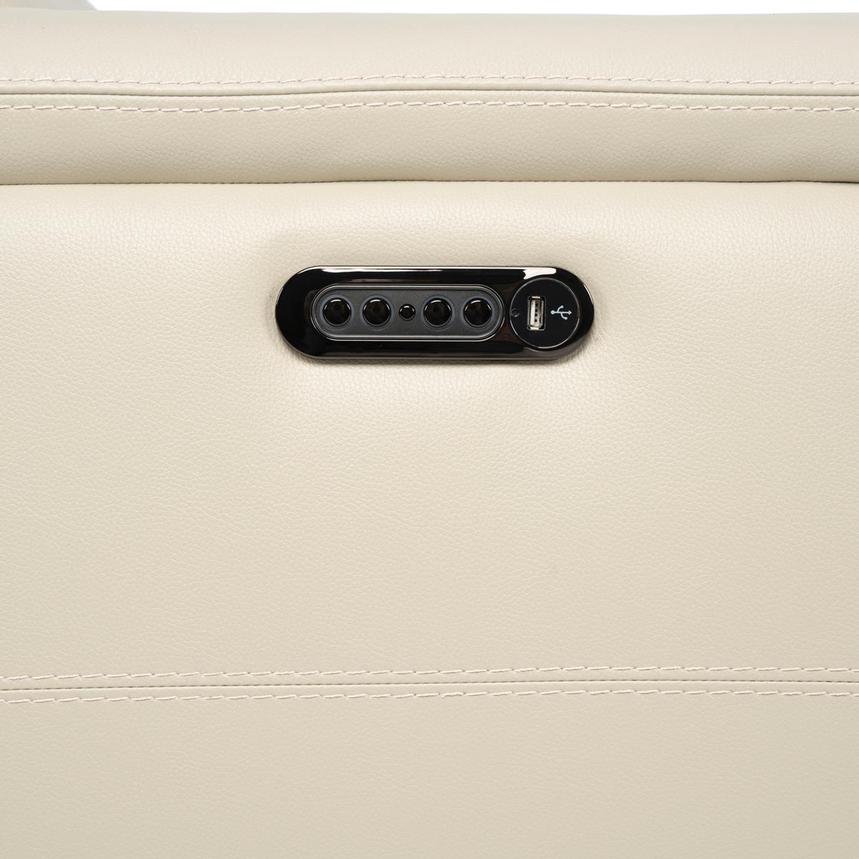 Anabel Cream 2.0 Leather Power Reclining Loveseat alternate image, 10 of 11 images.