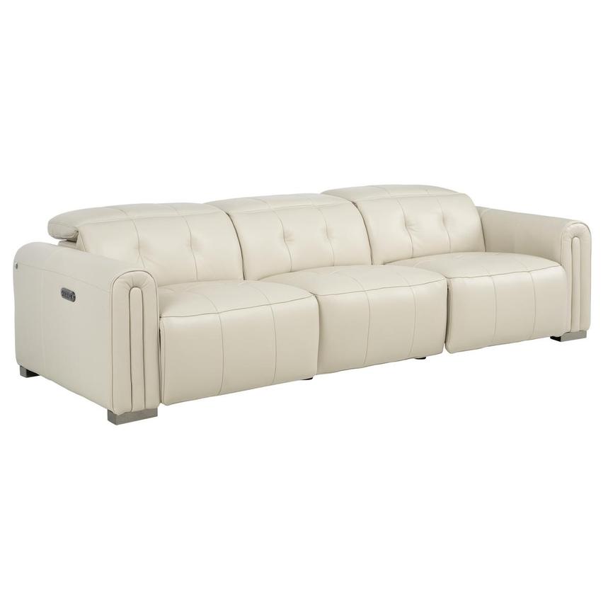Dolomite Cream 2.0 3PWR Oversized Leather Sofa  alternate image, 3 of 12 images.