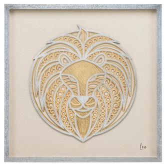 Leo Zodiac Shadow Box