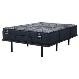 Kendal-Medium Full Mattress w/Baselogic Silver Powered Base by Serta and Beautyrest