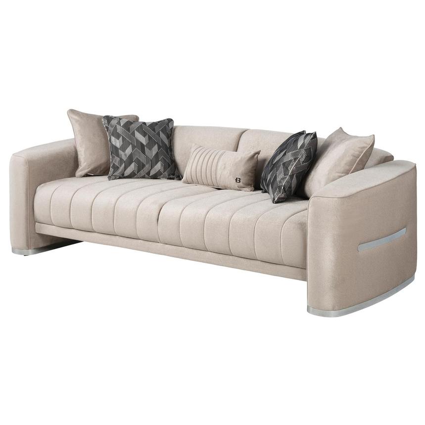 Adana Taupe Futon Sofa  main image, 1 of 11 images.