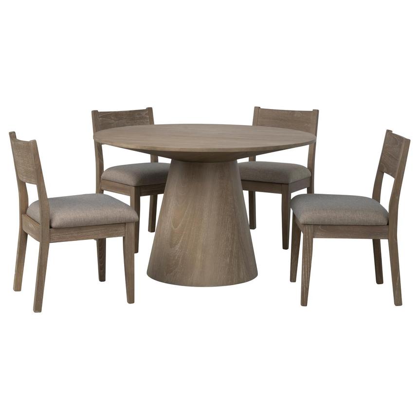 James 5-Piece Round Dining Set  main image, 1 of 3 images.