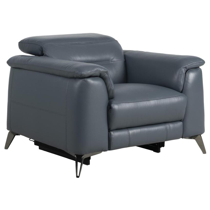 Anabel 2.0 Blue Power Recliner  alternate image, 4 of 12 images.