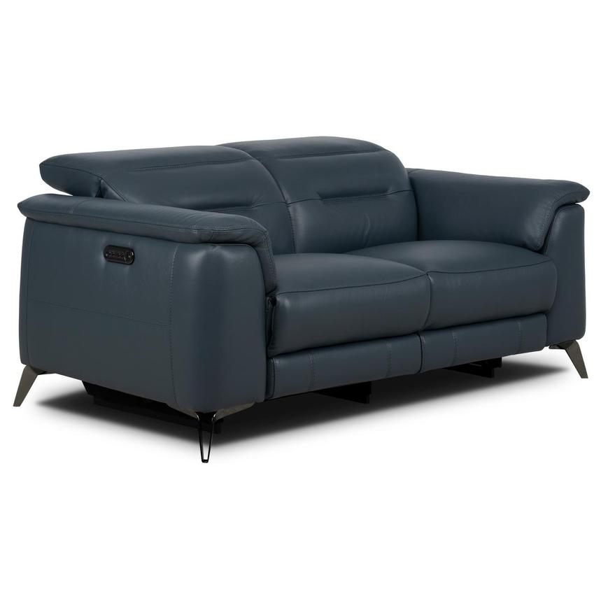 Anabel 2.0 Blue Duo Recliner Loveseat alternate image, 2 of 2 images.