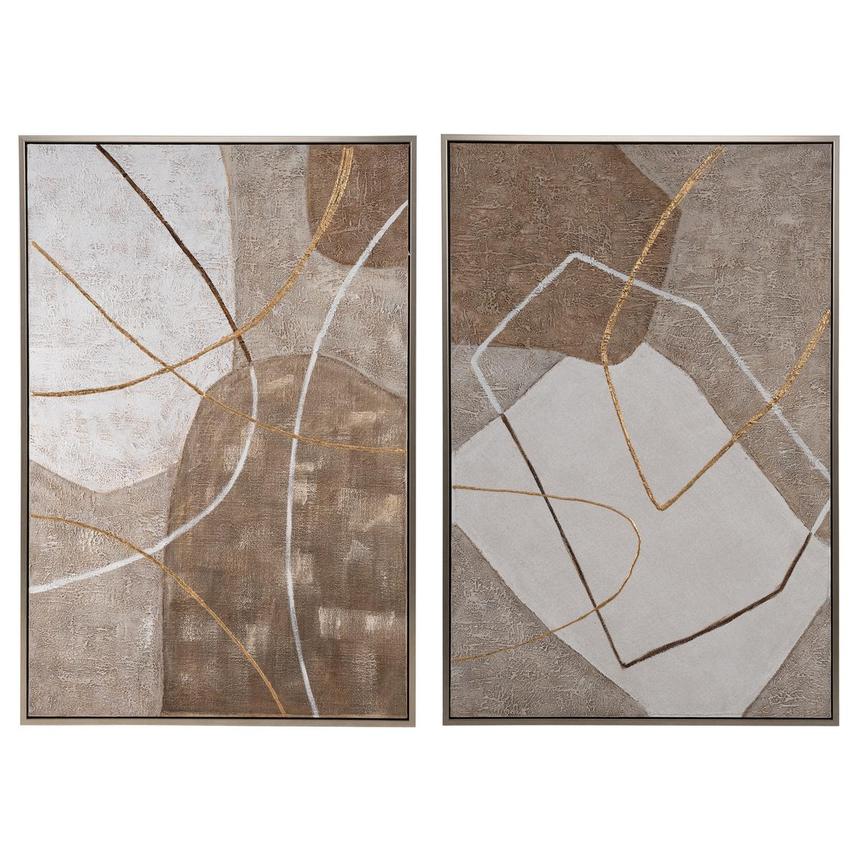 Balanced Simplicity Canvas Wall Art Set of 2  main image, 1 of 6 images.