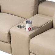 Karly Beige Power Reclining Sectional with 6PCS/3PWR  alternate image, 6 of 12 images.