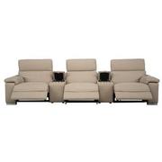 Karly Beige Home Theater Seating with 5PCS/3PWR  alternate image, 2 of 11 images.