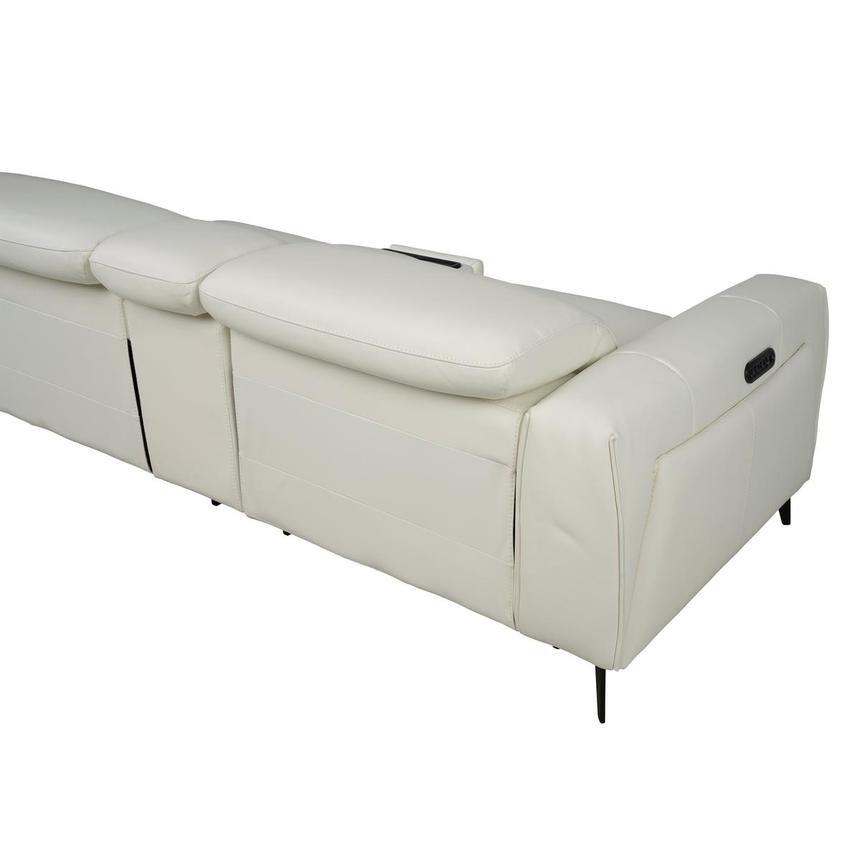 Luke 2.0 White Home Theater Seating w/2PWR  alternate image, 4 of 13 images.