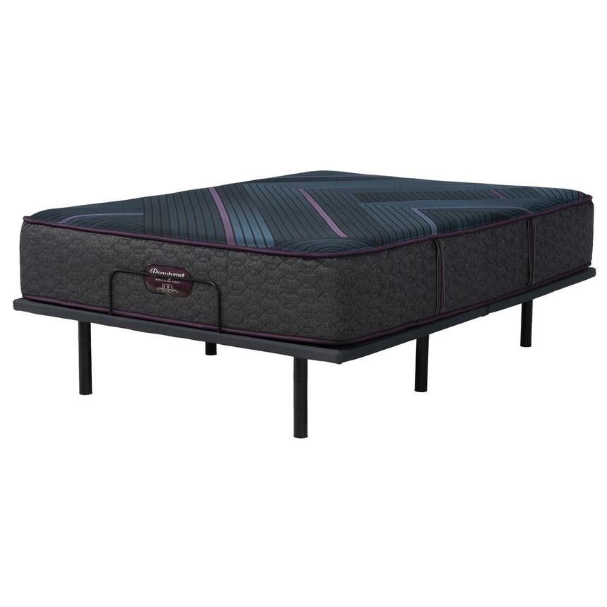 Level Three Hybrid-Plush King Mattress w/Baselogic Silver Powered Base by Serta and Beautyrest