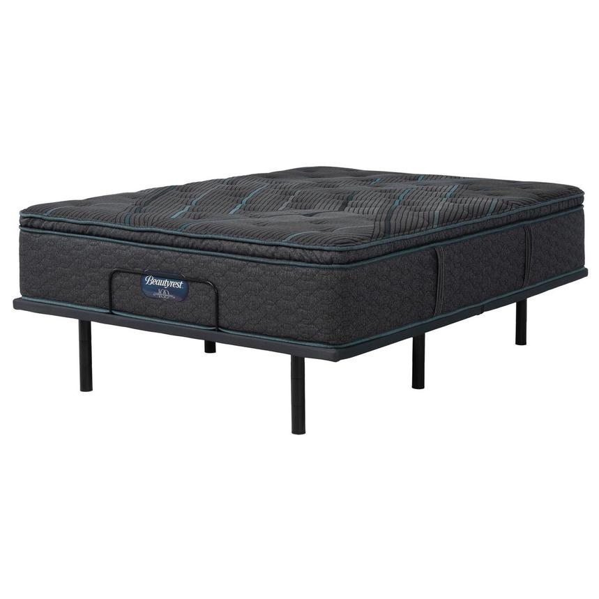 Level Two Plush King Mattress w/Baselogic Silver Powered Base by Serta and Beautyrest  main image, 1 of 5 images.