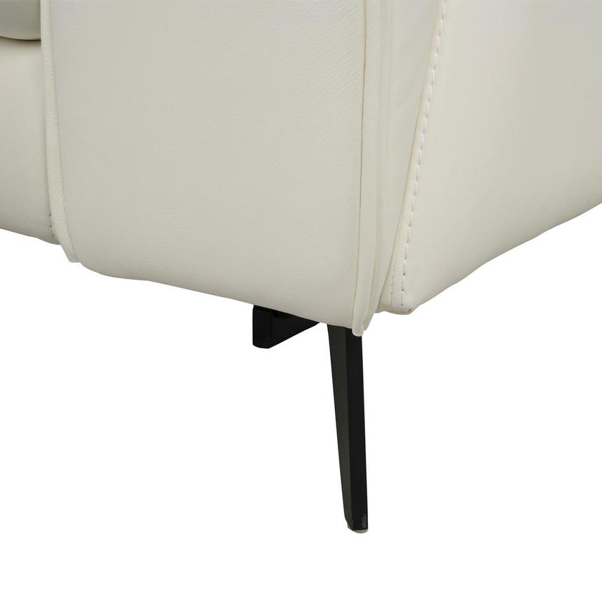 Luke 2.0 White Leather Power Reclining Sectional with 4PCS/2PWR  alternate image, 9 of 10 images.
