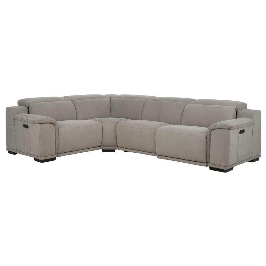 Naivis Power Reclining Sectional with 4PCS/2PWR  main image, 1 of 7 images.