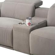 Naivis Power Reclining Sectional with 6PCS/3PWR  alternate image, 6 of 13 images.