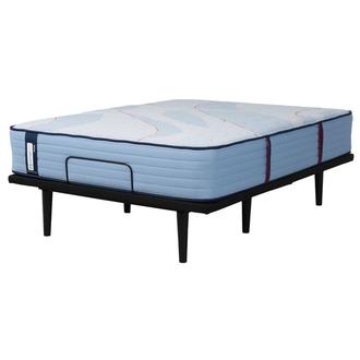 Plus Plainfield Uf Full Mattress w/Ease® Powered Base by Stearns & Foster