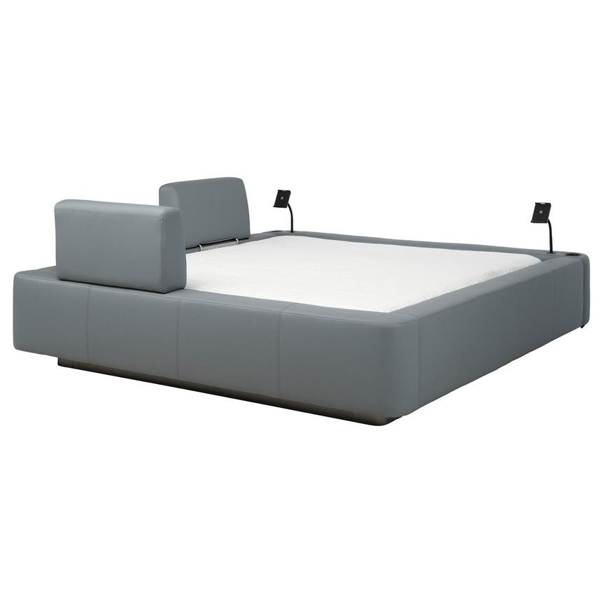 Cassie Party Grey King Platform Bed  alternate image, 4 of 12 images.