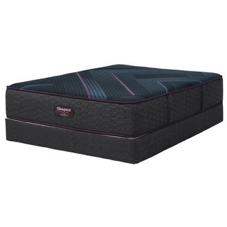 Level Three Hybrid-Plush Queen Mattress w/Regular Foundation Beautyrest by Simmons