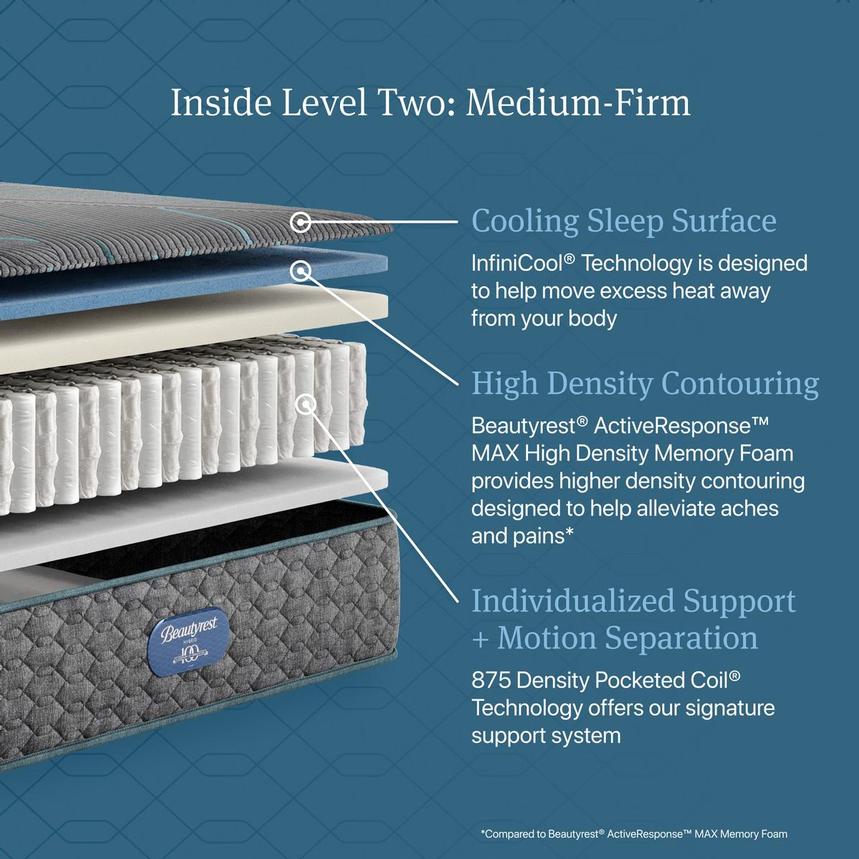 Level Two Hybrid Medium-Firm Twin by Beautyrest  alternate image, 3 of 7 images.