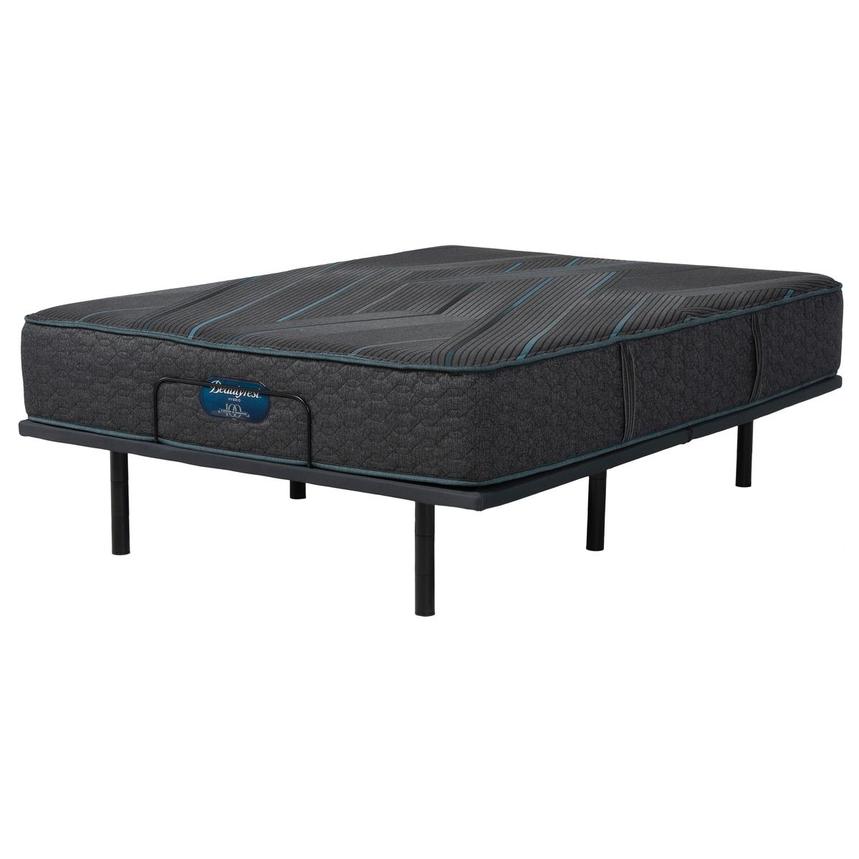 Level Two Hybrid Medium-Firm Twin XL Mattress w/Baselogic Silver Powered Base by Serta and Beautyrest