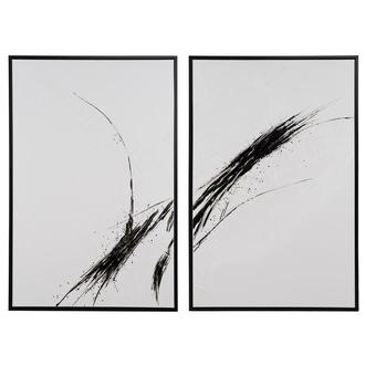 Shadows in Flight Canvas Wall Art Set of 2