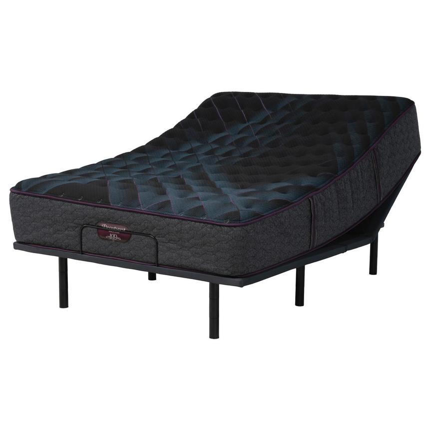 Level Three Medium-Firm Queen Mattress w/Baselogic Silver Powered Base by Serta and Beautyrest alternate image, 2 of 5 images.