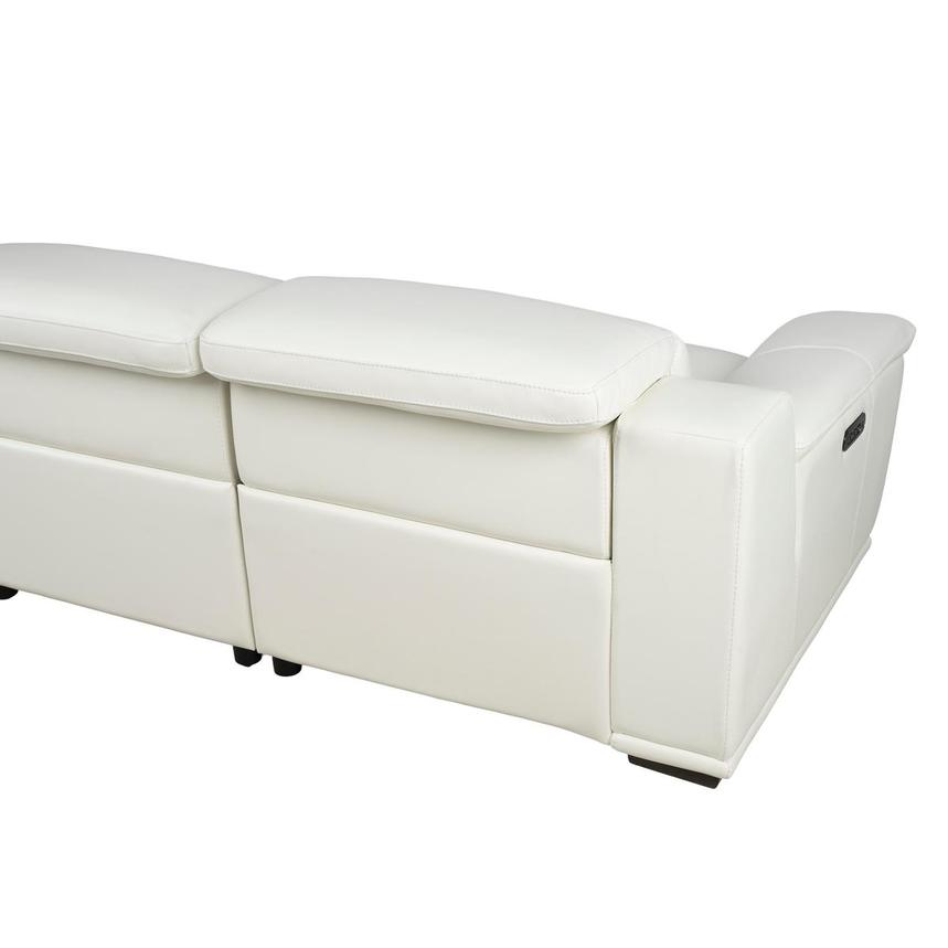 Davis 2.0 White Home Theater Leather Seating with 5PCS/3PWR  alternate image, 4 of 10 images.