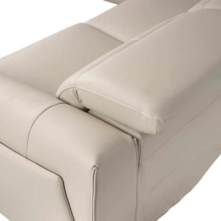 Luke 2.0 Taupe Home Theater Leather Seating with 5PCS/3PWR alternate image, 4 of 10 images.