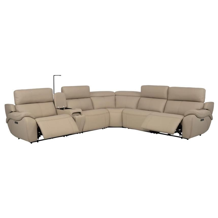 Mars Power Reclining Sectional with 6PCS/2PWR  alternate image, 2 of 14 images.