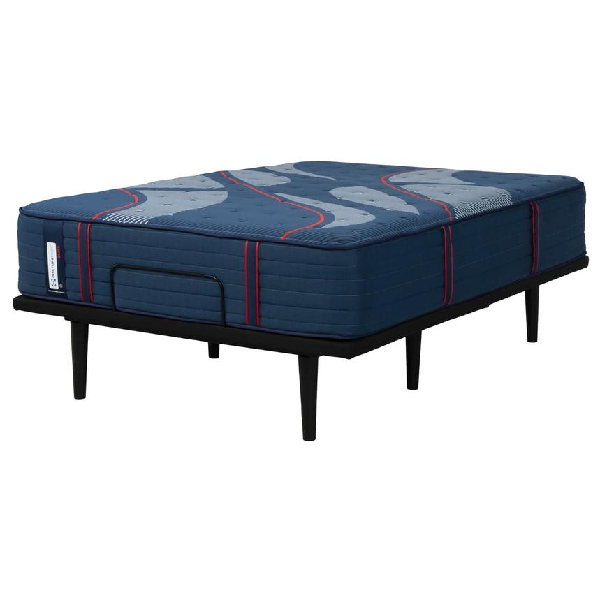 Elite Brenham II Firm King Mattress w/Ease® Powered Base by Stearns & Foster