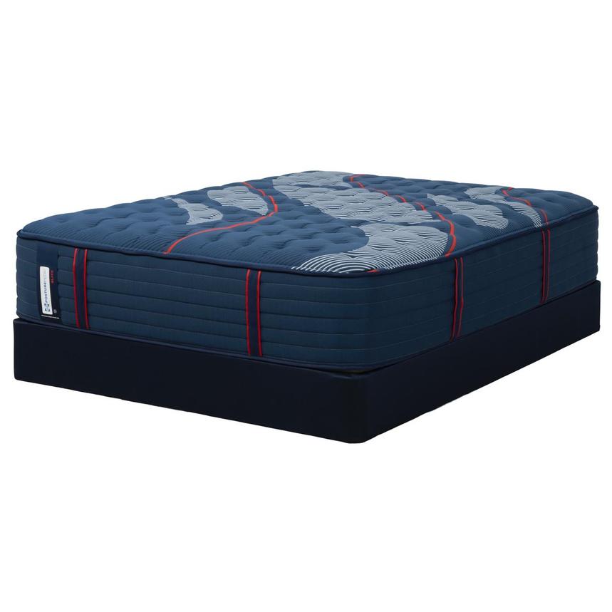 Elite Brenham II Medium King Mattress w/Regular Foundation by Sealy Posturepedic