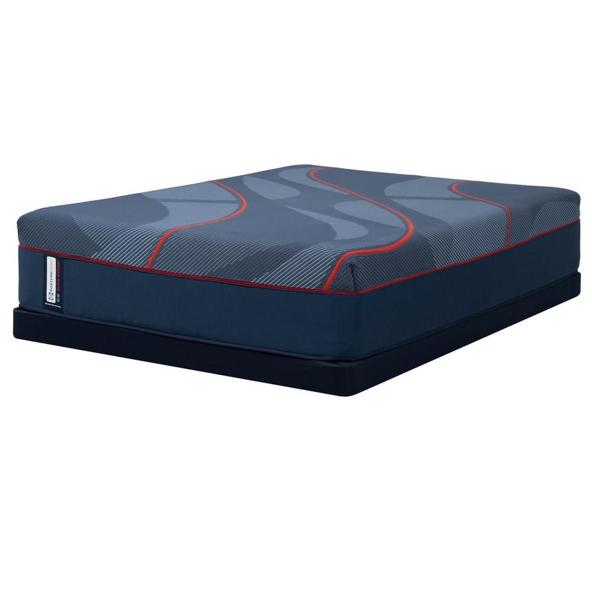 Elite High Point II Hybrid-Soft King Mattress w/Low Foundation by Sealy Posturepedic