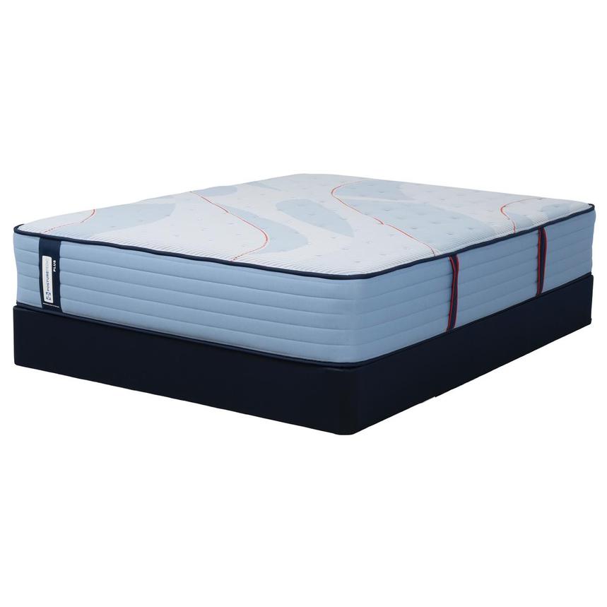 Plus Plainfield Uf Queen Mattress w/Regular Foundation by Sealy Posturepedic