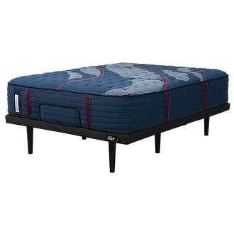 Elite Brenham II Medium Queen Mattress w/Ergo® 3.0 Powered Base by Tempur-Pedic