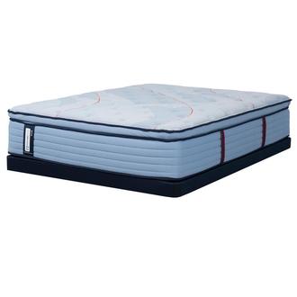 Plus Plainfield EPT Soft Queen Mattress w/Low Foundation by Sealy Posturepedic Plus