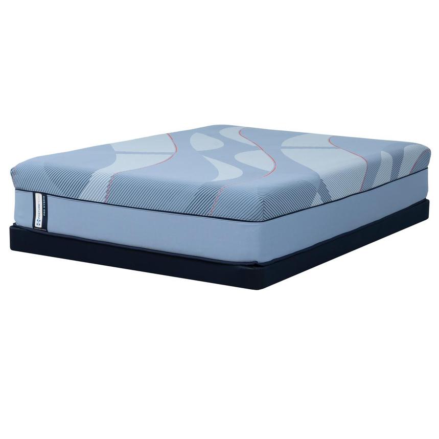 Pro Reno Hybrid-Firm Queen Mattress w/Low Foundation by Sealy Posturepedic