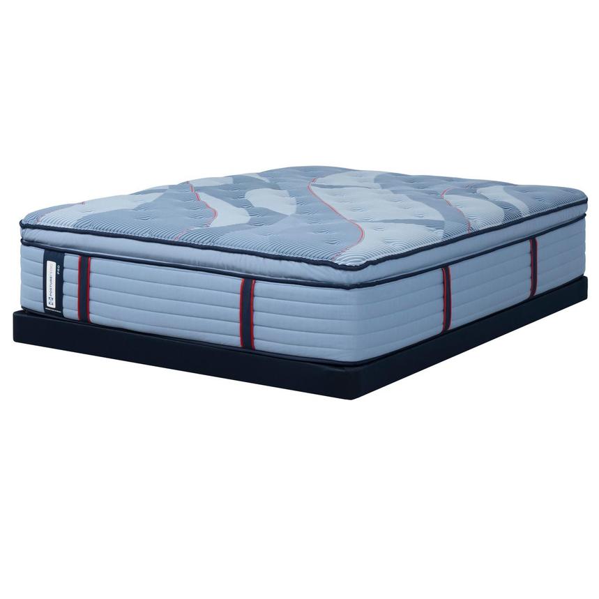 Pro Reno Ept Soft Queen Mattress w/Low Foundation by Sealy Posturepedic Plus