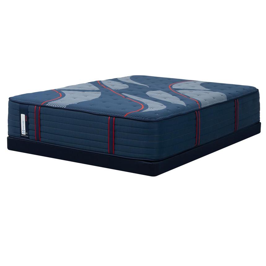 Elite Brenham II Firm Twin XL Mattress w/Low Foundation by Sealy Posturepedic
