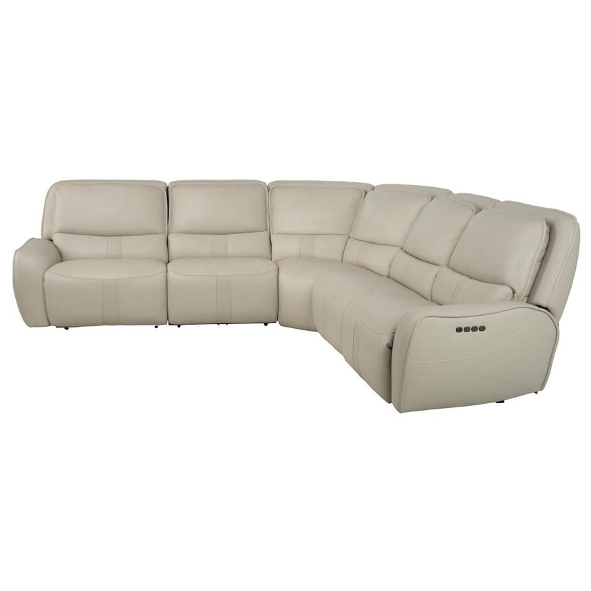 Tango Leather Power Reclining Sectional with 5PCS/3PWR alternate image, 4 of 9 images.