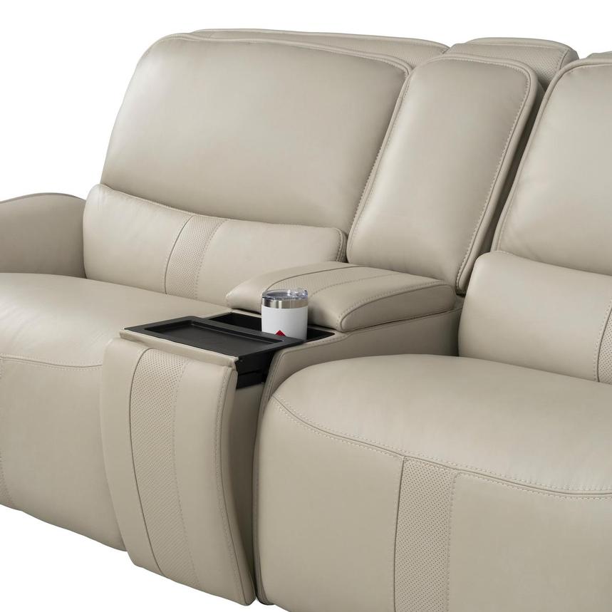 Tango Leather Power Reclining Sectional with 6PCS/3PWR  alternate image, 7 of 15 images.