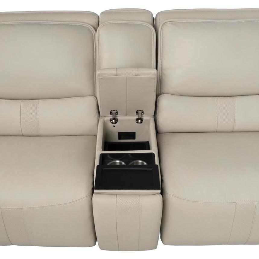 Tango Leather Power Reclining Sectional with 6PCS/2PWR alternate image, 9 of 15 images.