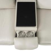 Rumba Leather Power Reclining Sectional with 6PCS/3PWR  alternate image, 8 of 16 images.