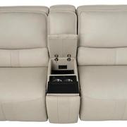 Tango Leather Power Reclining Sectional with 7PCS/3PWR  alternate image, 9 of 15 images.