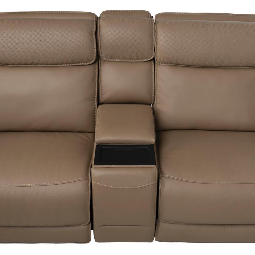 Mambo Leather Power Reclining Sectional with 7PCS/3PWR  alternate image, 6 of 12 images.